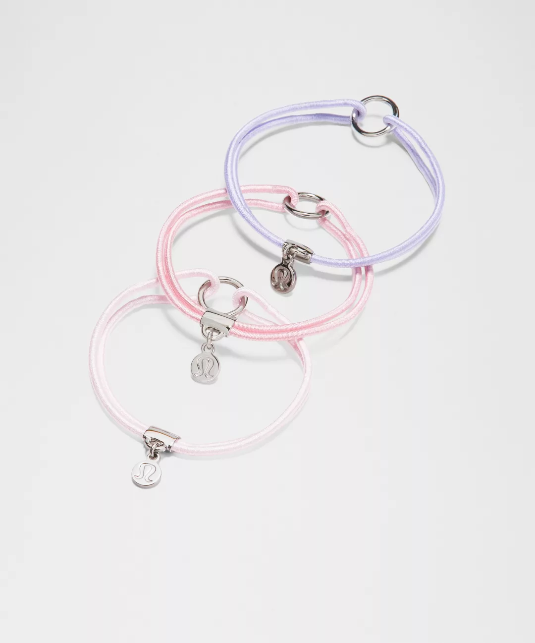 Logo Charm Hair Ties *3 Pack