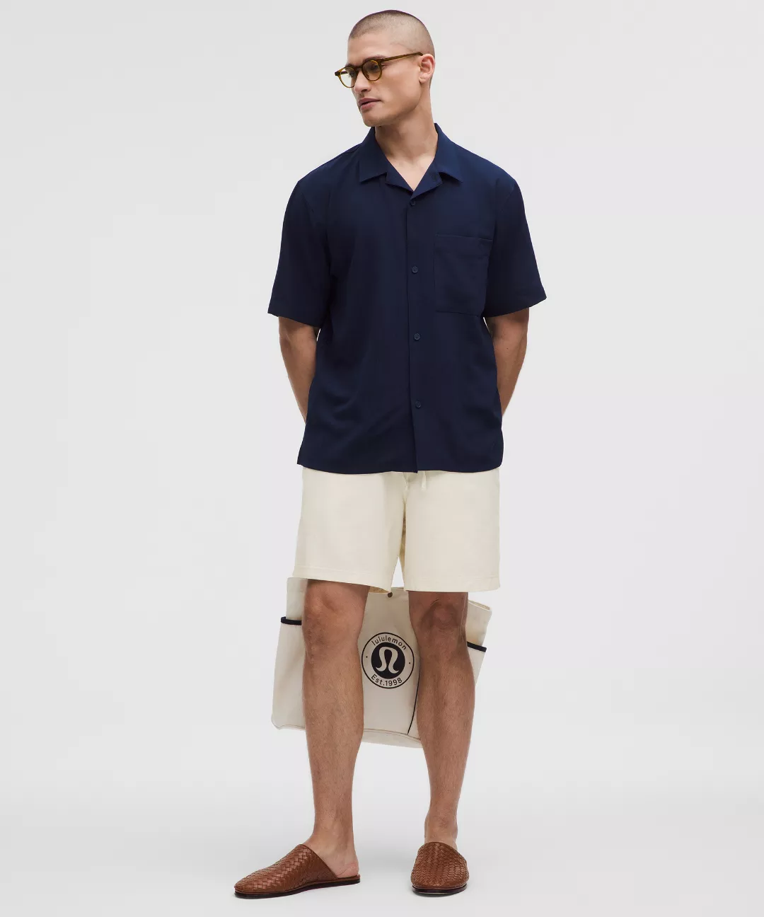 LuluLinen Pull-On Short 7"