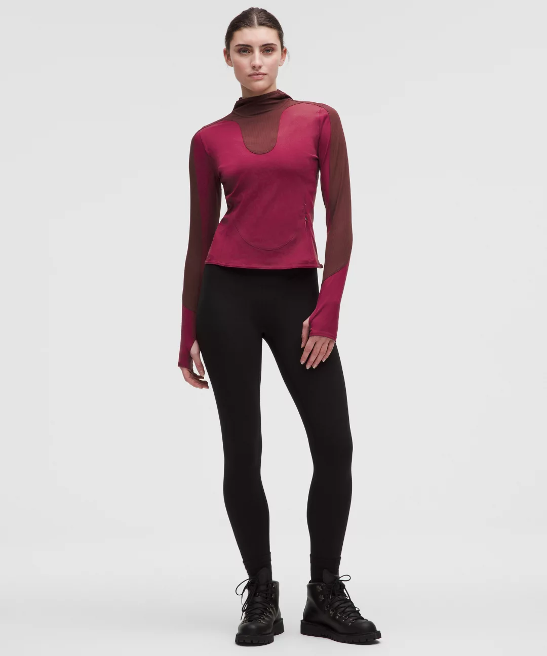 Ribbed Nulux Long Sleeve Skiing Pullover