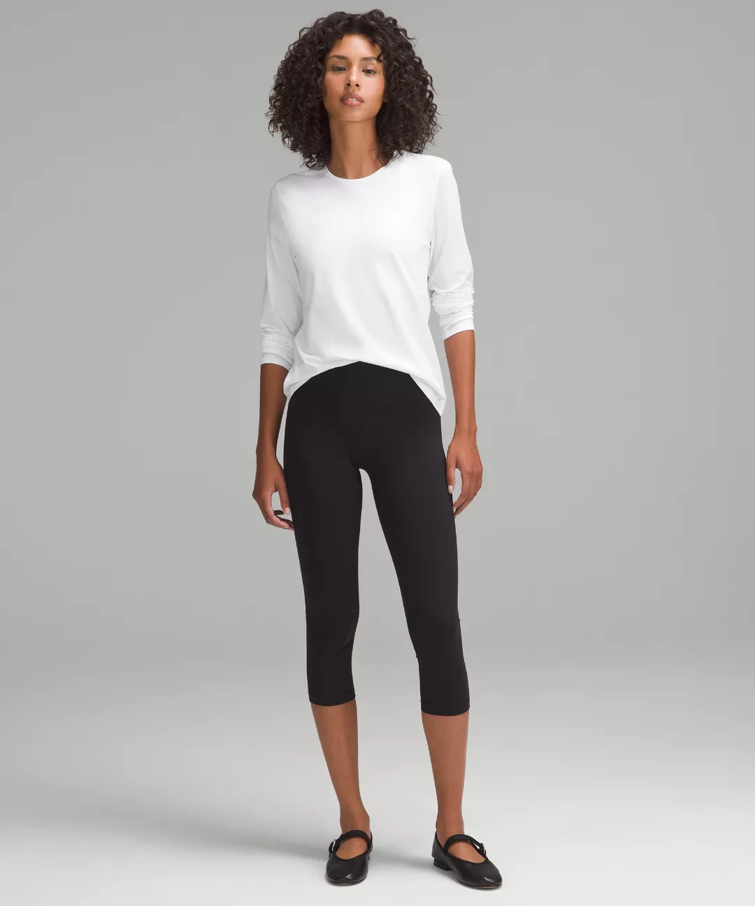 Organic Cotton Crewneck Long-Sleeve Shirt