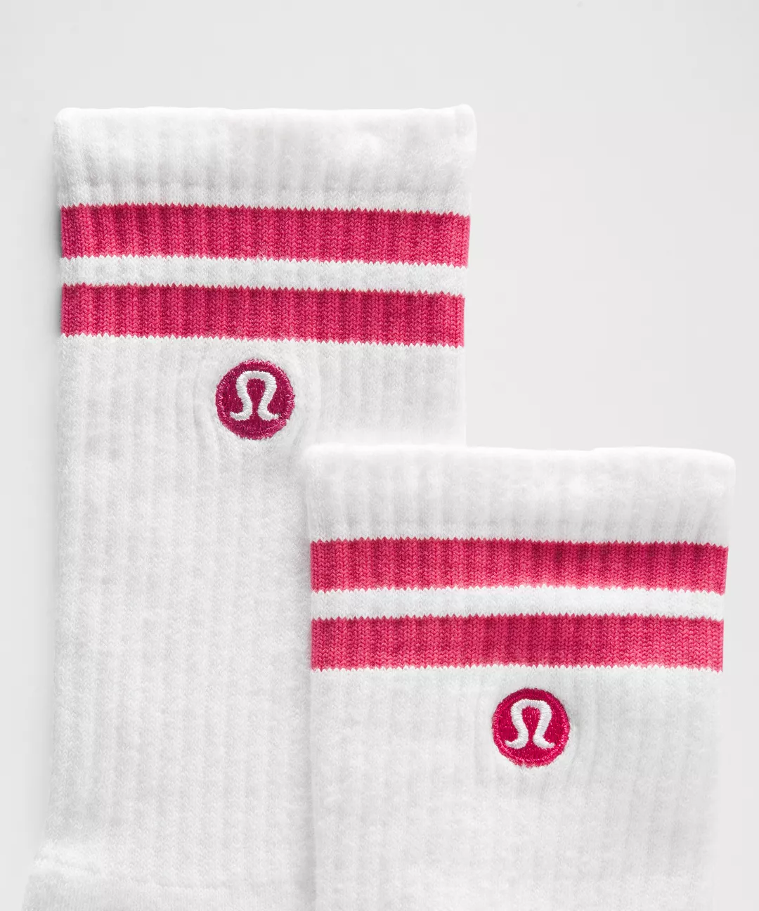Unisex Daily Essential Crew Socks 3 Pack *Stripe