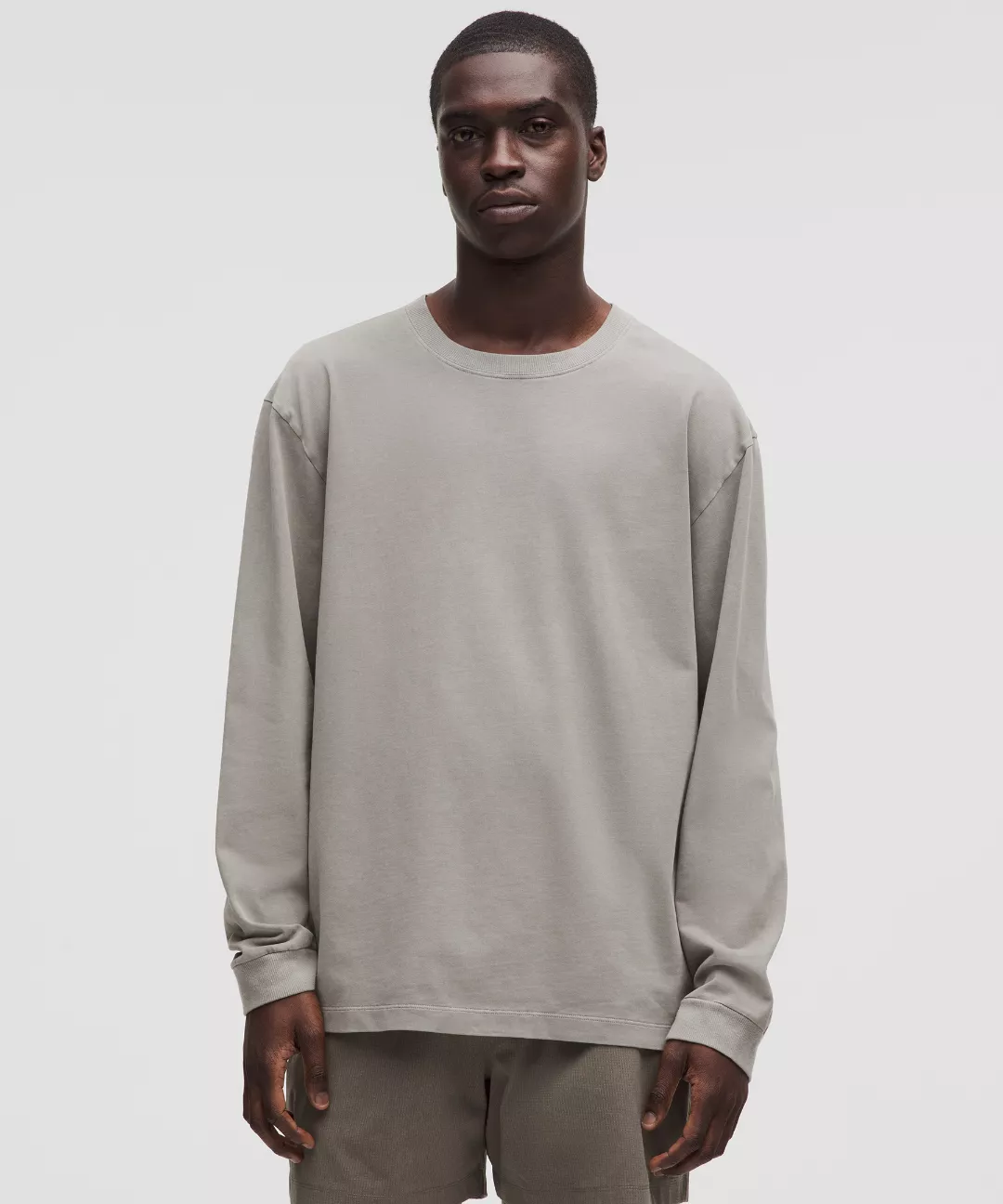 Heavyweight Cotton Jersey Long-Sleeve Shirt *Wash