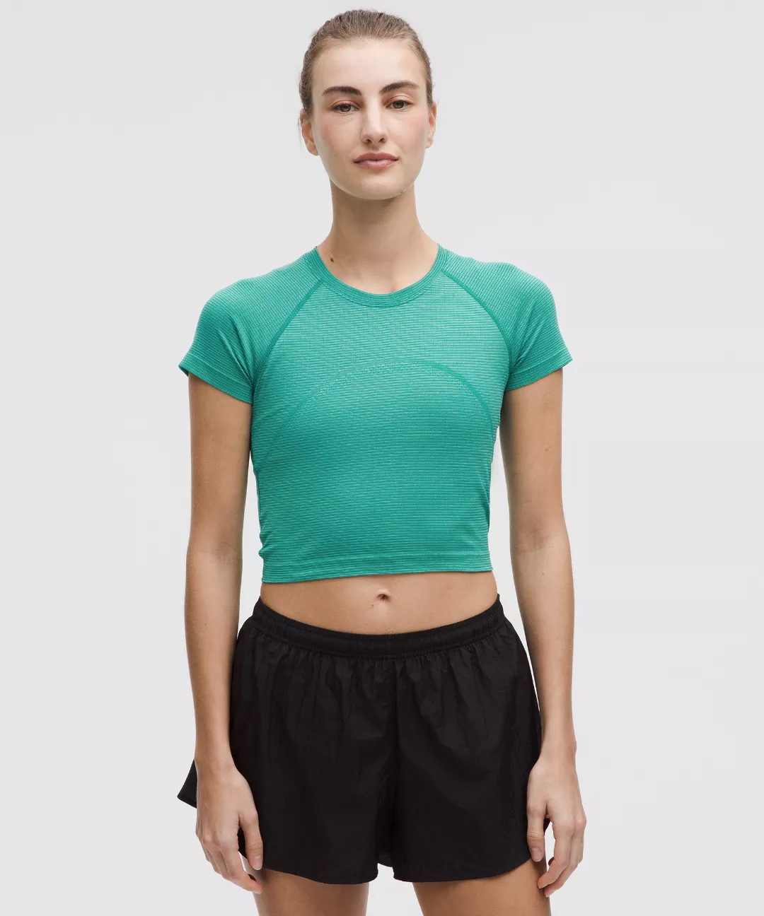 Swiftly Tech Cropped Short-Sleeve Shirt 2.0