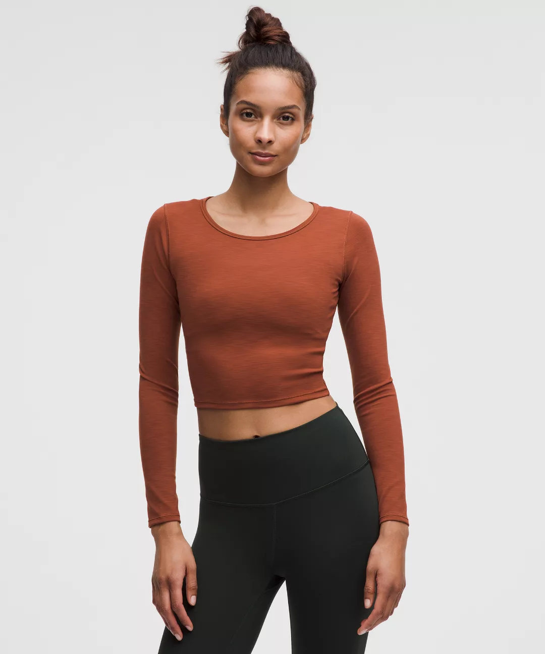 Wunder Train Cropped Long Sleeve Shirt