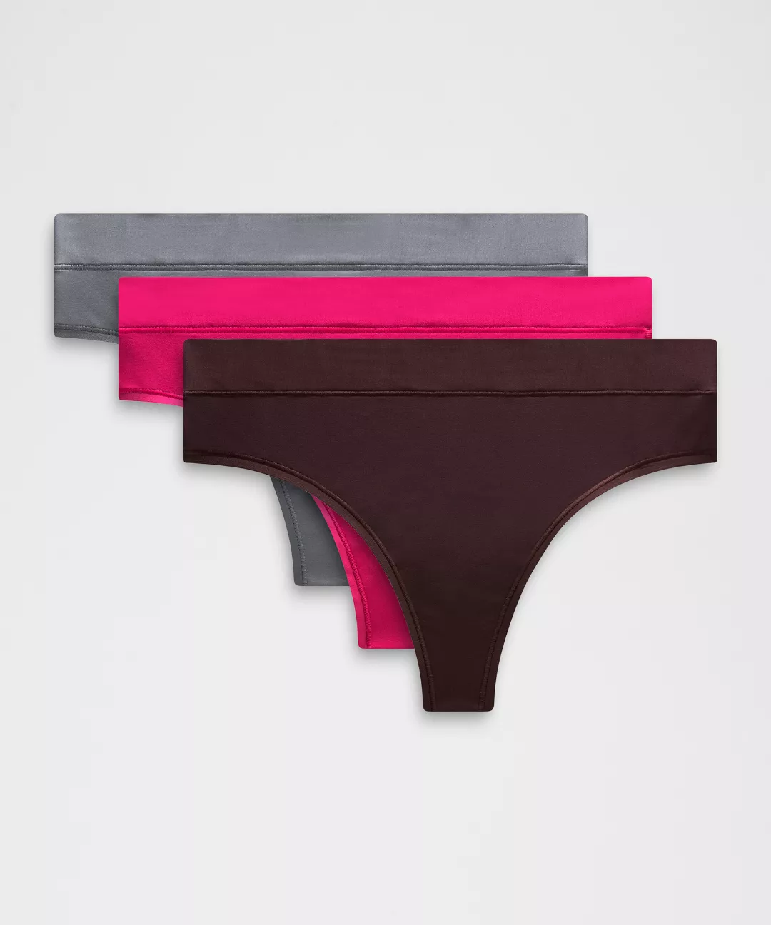 UnderEase High-Rise Thong Underwear *3 Pack