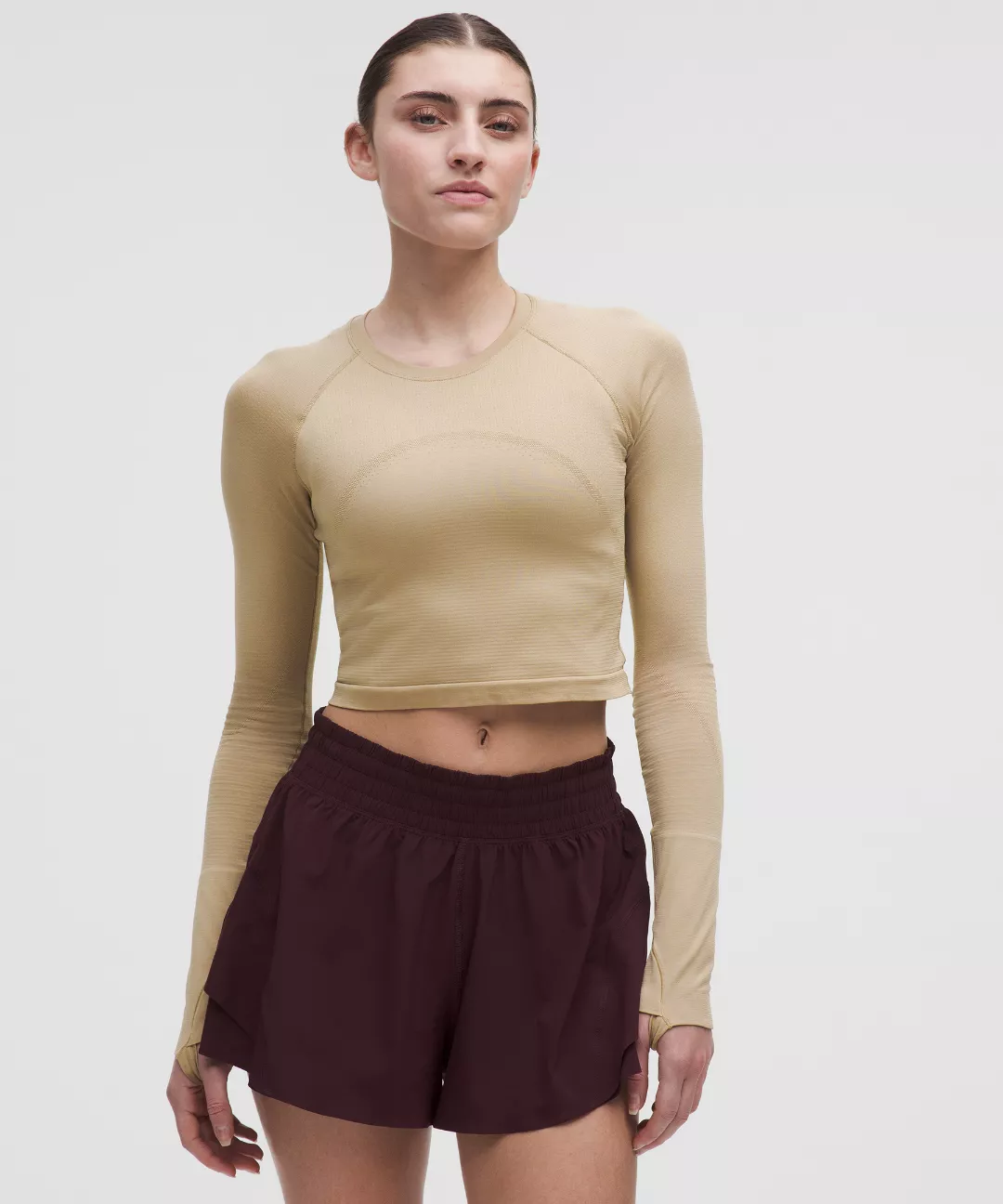 Swiftly Tech Cropped Long-Sleeve Shirt 2.0