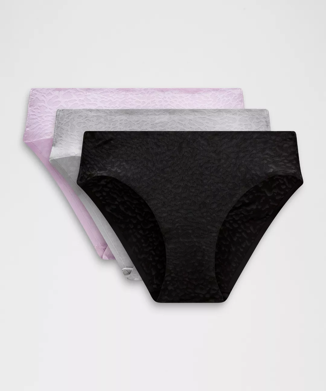 InvisiWear Mid-Rise Bikini Underwear Performance Lace *3 Pack