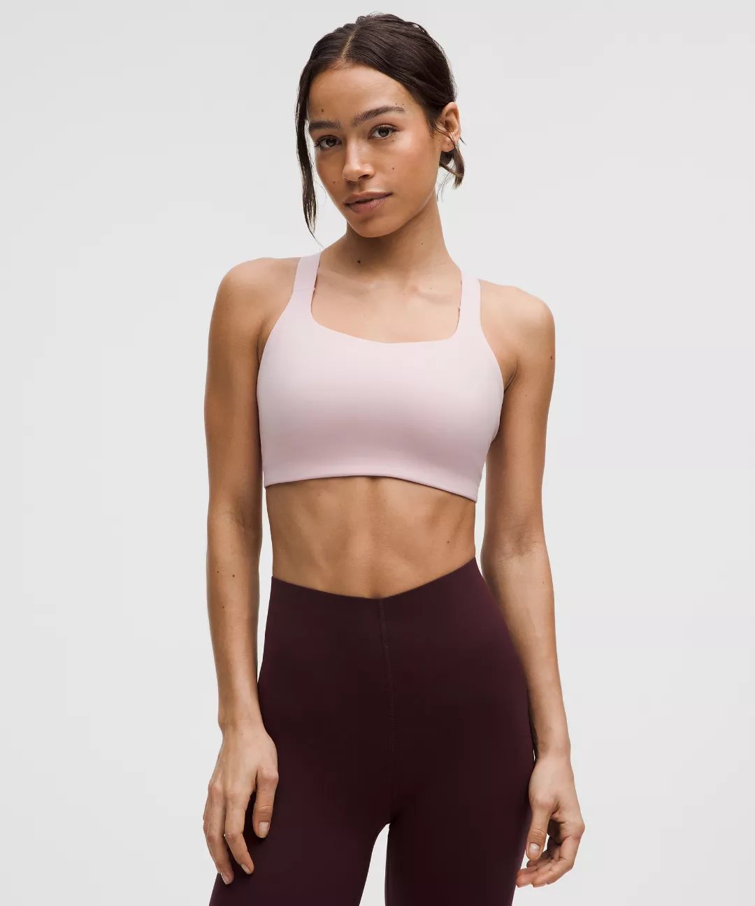 Ultralu Square-Neck Workout Bra *Medium Support, D/DD Cup