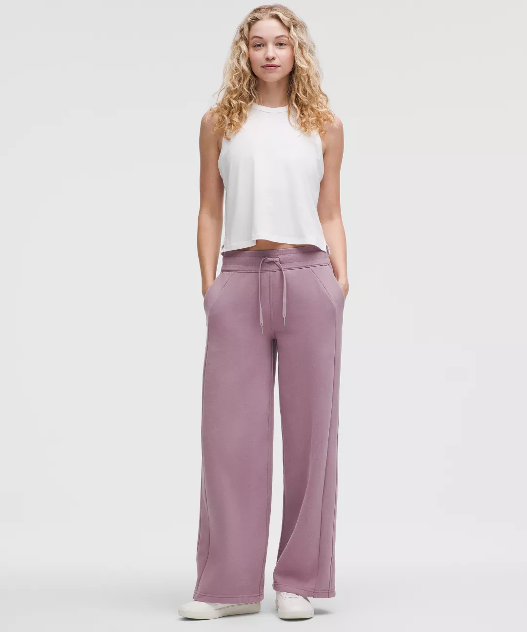 Scuba Mid-Rise Wide-Leg Pant *Regular