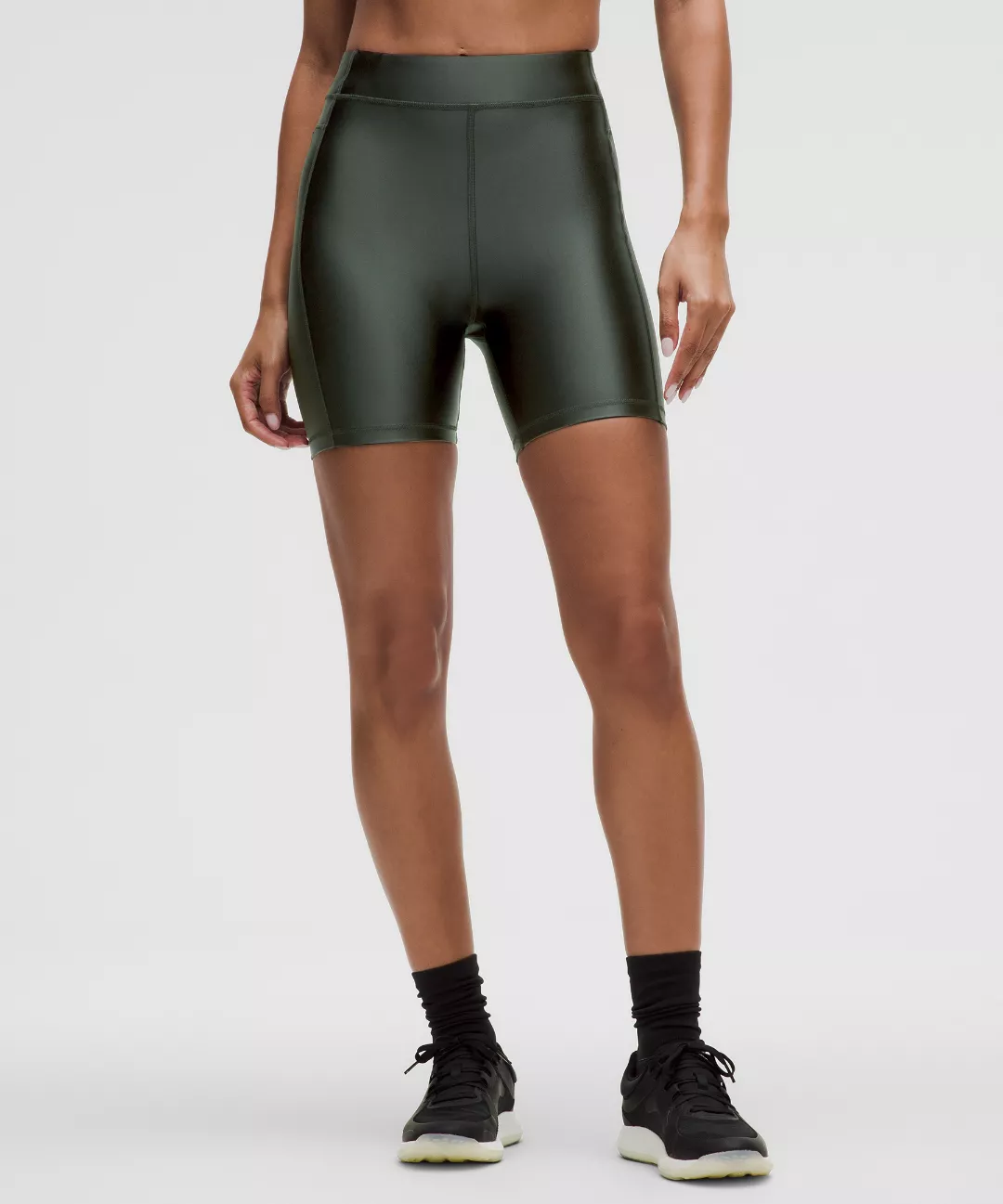 Satin Shine High-Rise Short 6"