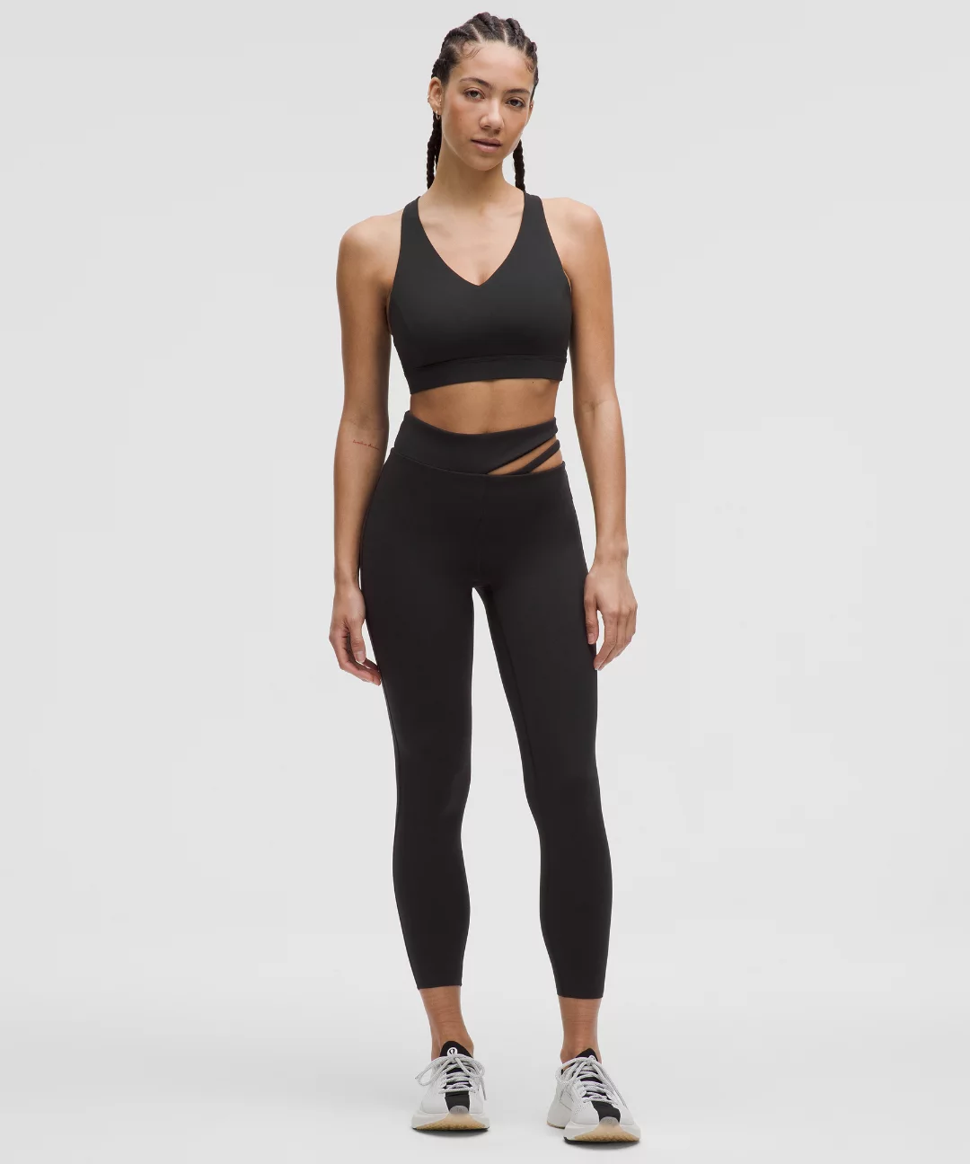 Cut-Out Waist High-Rise Train Tight 25"