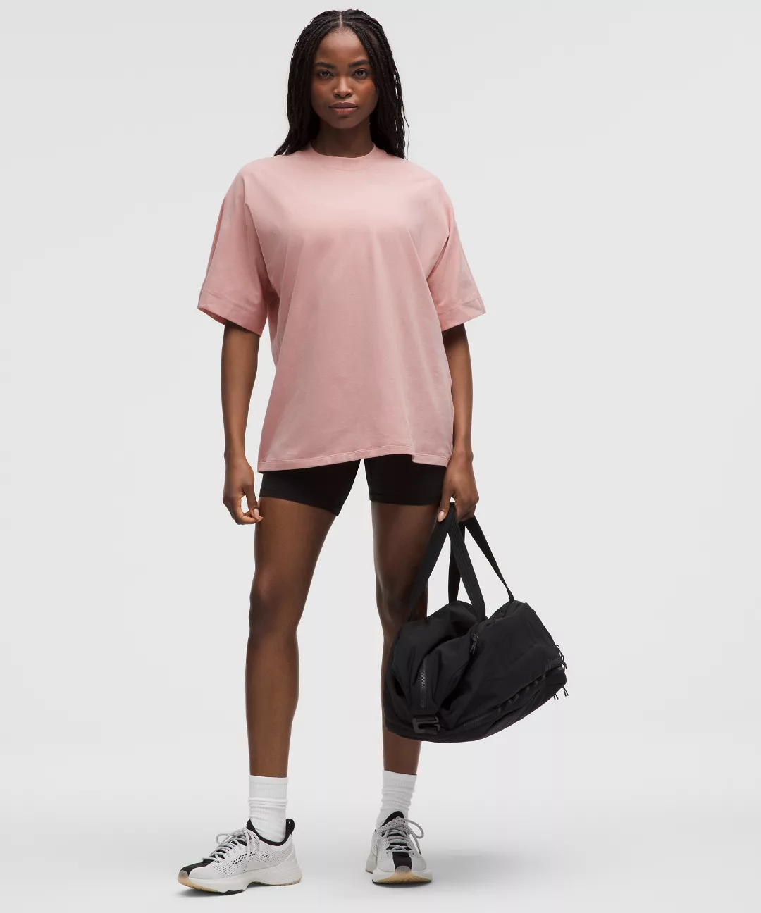 Cotton Jersey Oversized Short-Sleeve Shirt