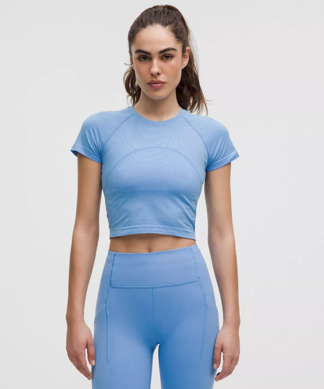Swiftly Tech Cropped Short-Sleeve Shirt 2.0