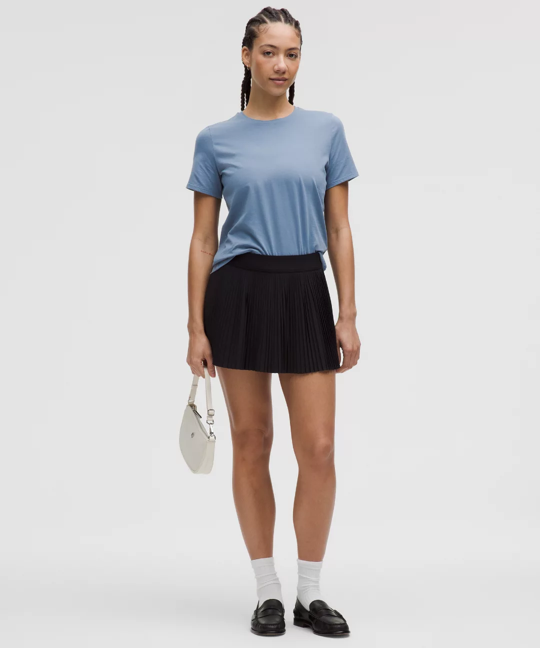 Organic Cotton Straight-Hem Crewneck T-Shirt