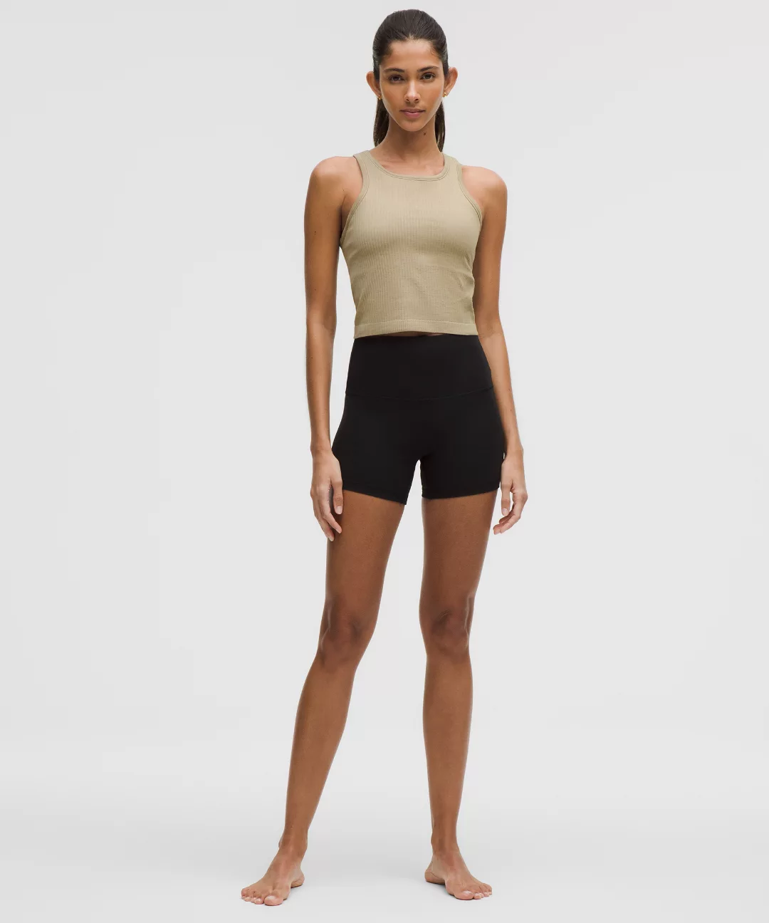 Ebb to Street Cropped Racerback Tank Top *Light Support, B/C Cup