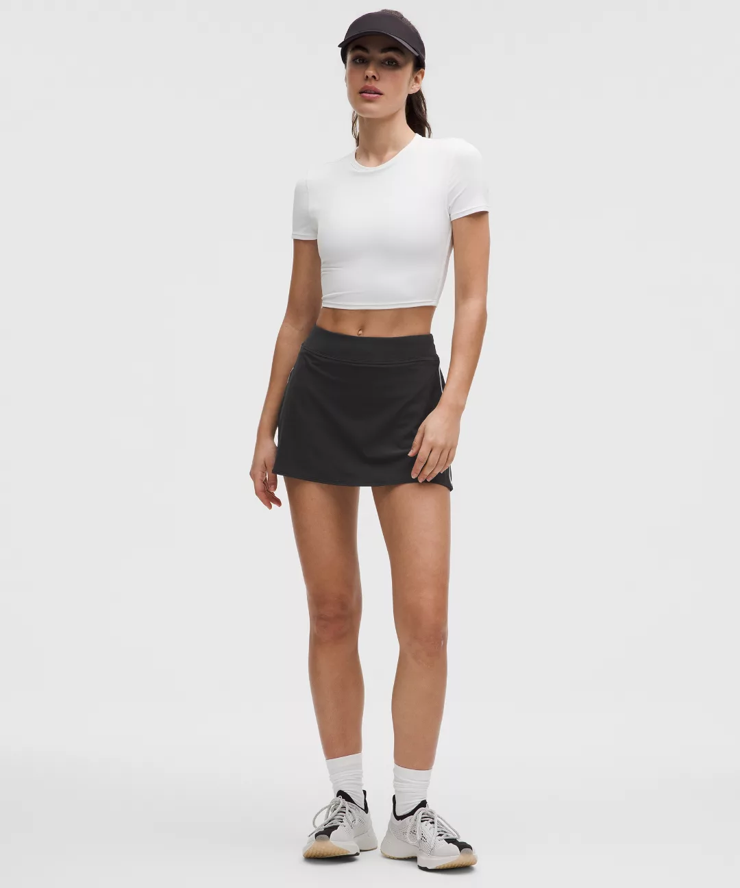 High-Rise Lined Mini Skirt