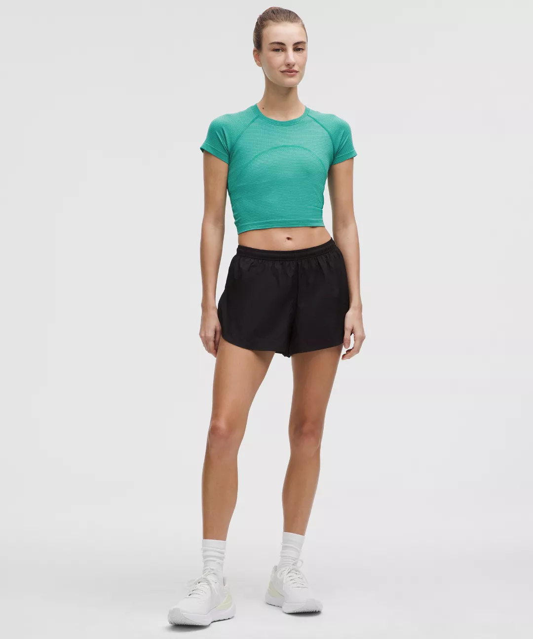 Swiftly Tech Cropped Short-Sleeve Shirt 2.0