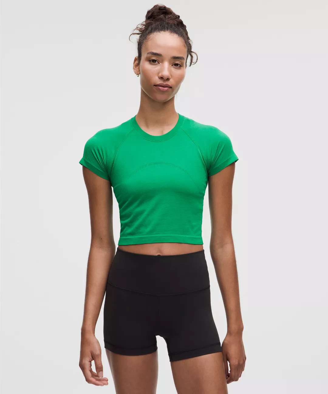 Swiftly Tech Cropped Short-Sleeve Shirt 2.0
