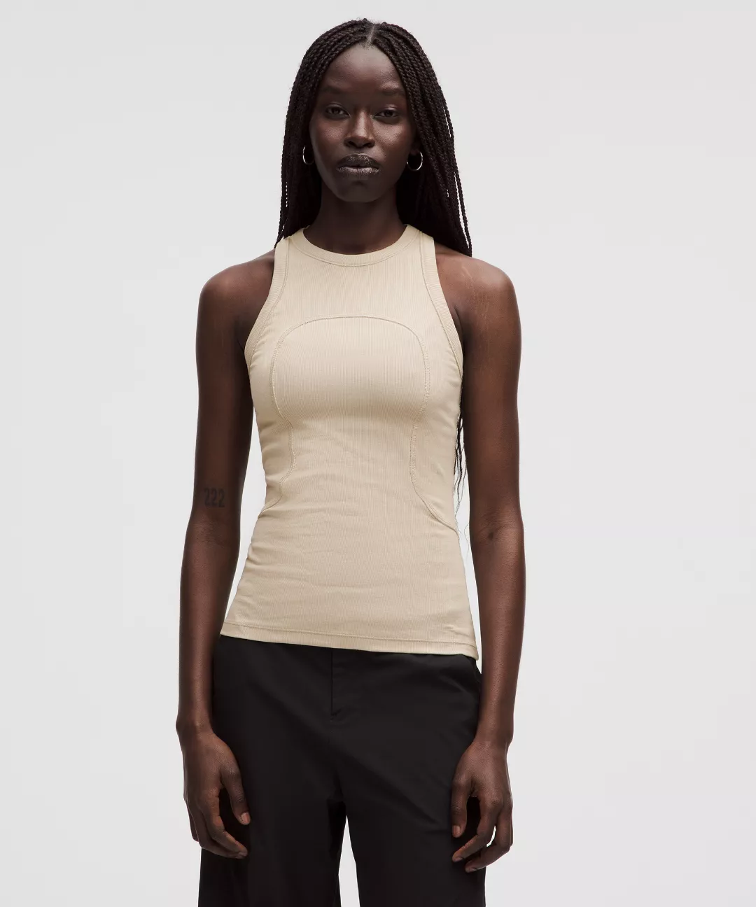 Ribbed Stretch-Cotton Tank Top *SLNSH Collection