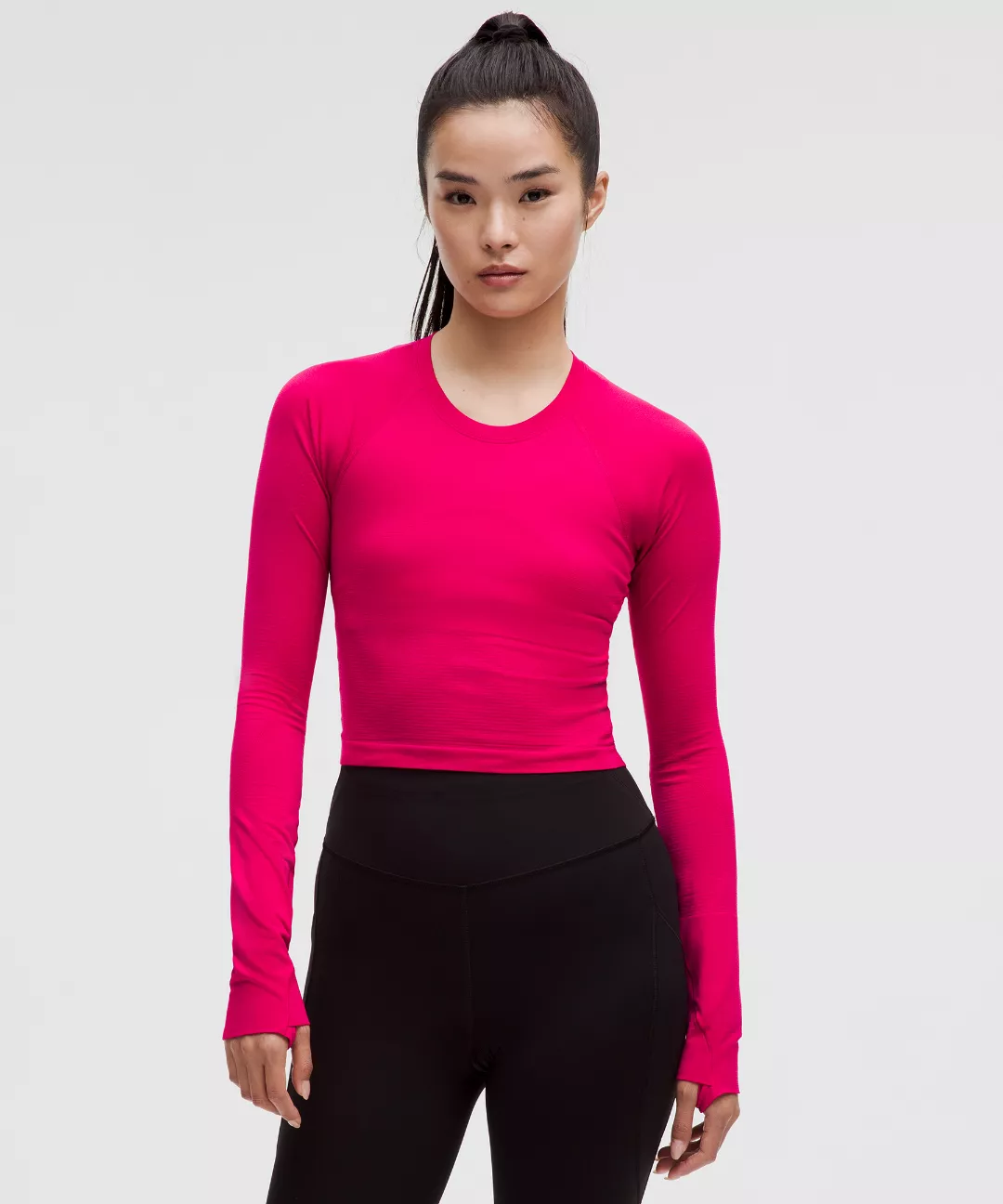 Swiftly Tech Cropped Long-Sleeve Shirt 2.0