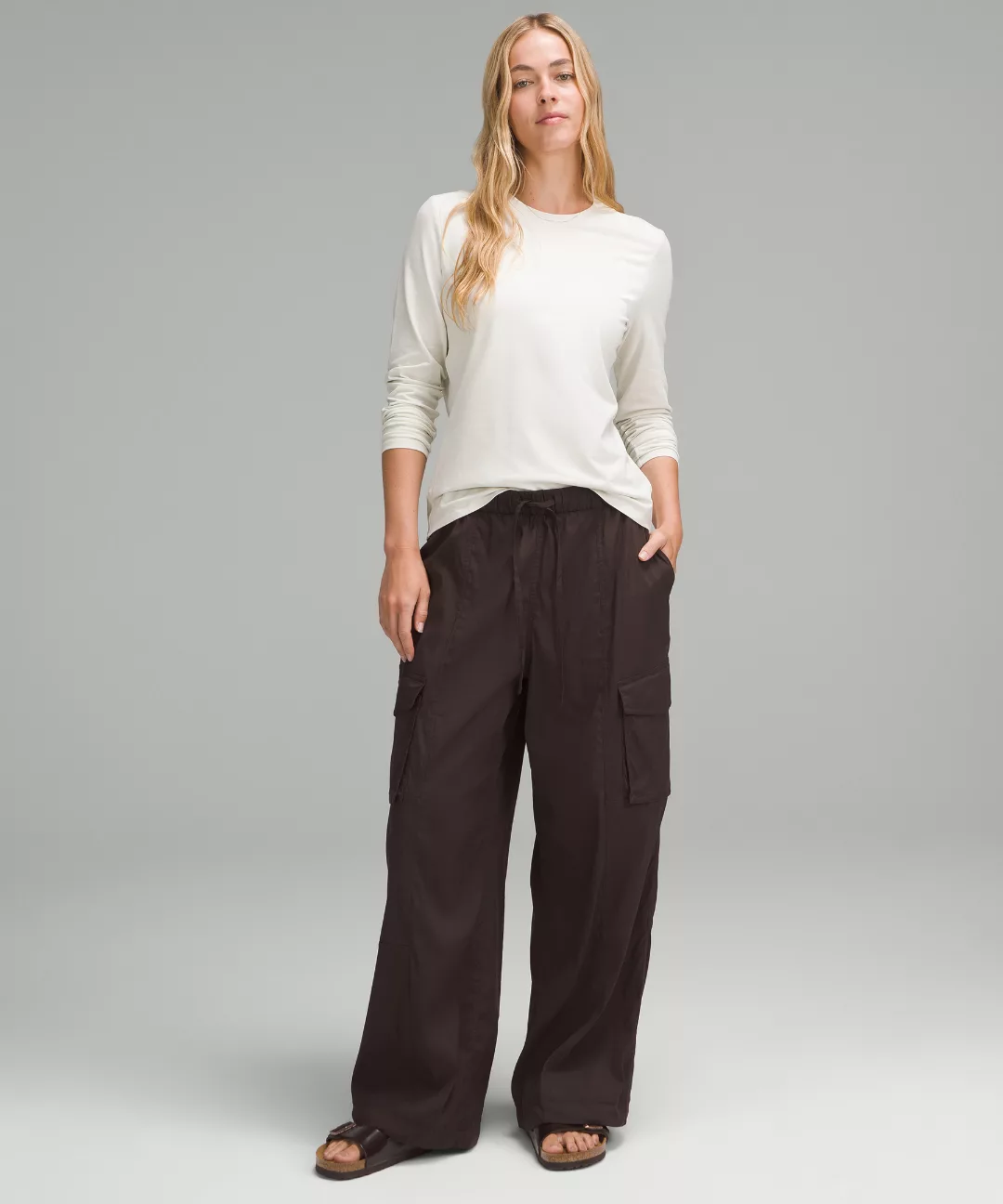 Organic Cotton Crewneck Long-Sleeve Shirt