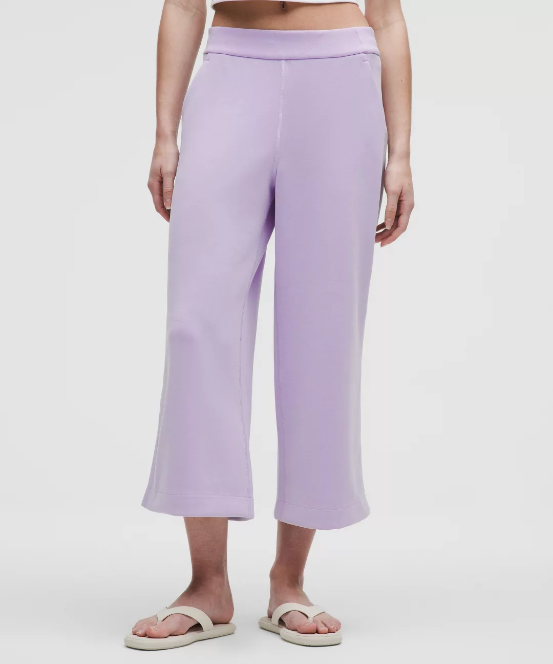 Softstreme High-Rise Wide-Leg Cropped Pant