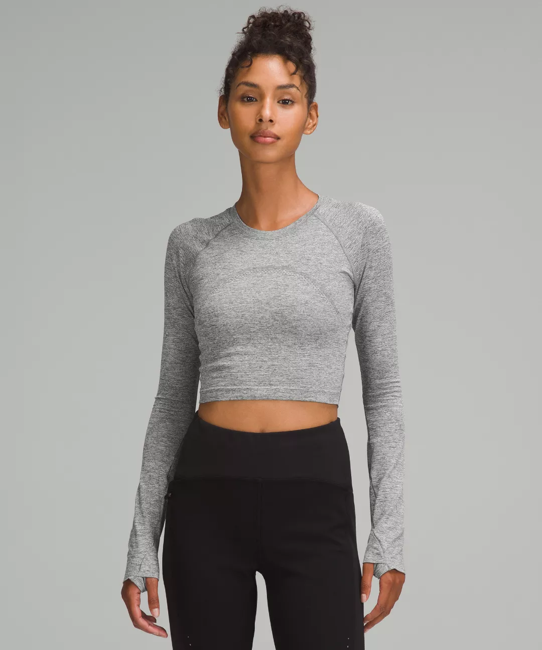 Swiftly Tech Cropped Long-Sleeve Shirt 2.0