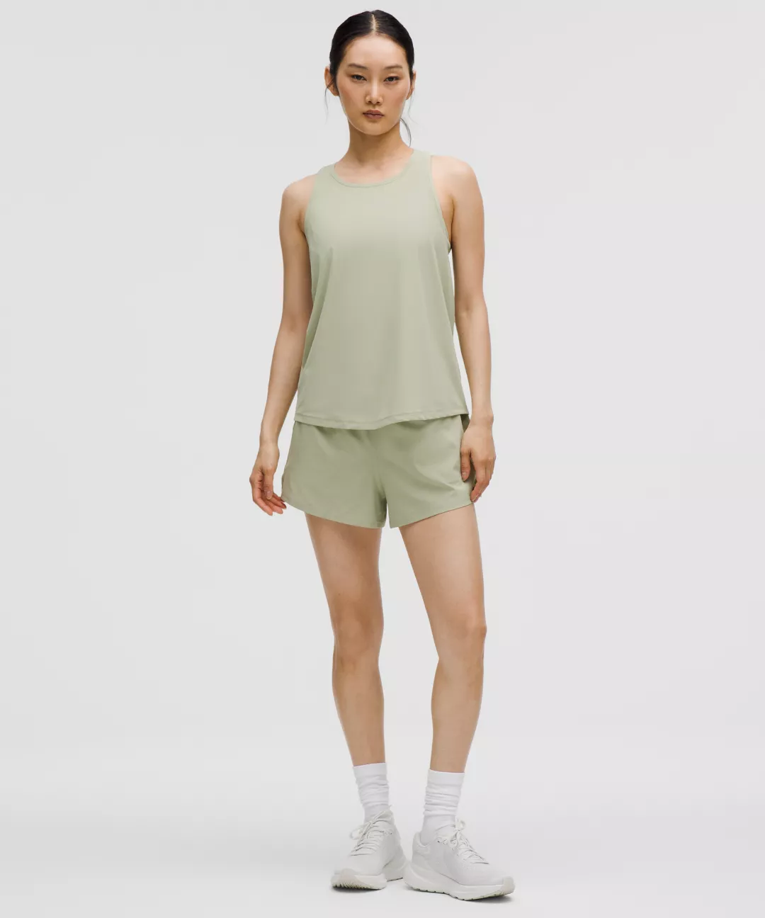 Ruched Racerback Tank Top