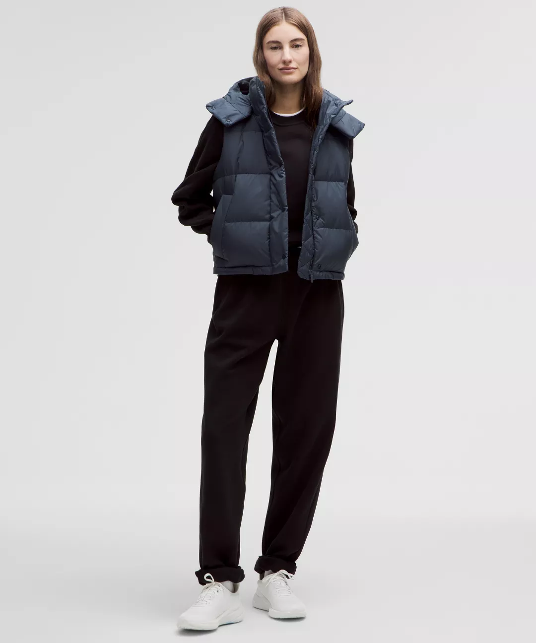 Wunder Puff 600-Down-Fill Cropped Vest