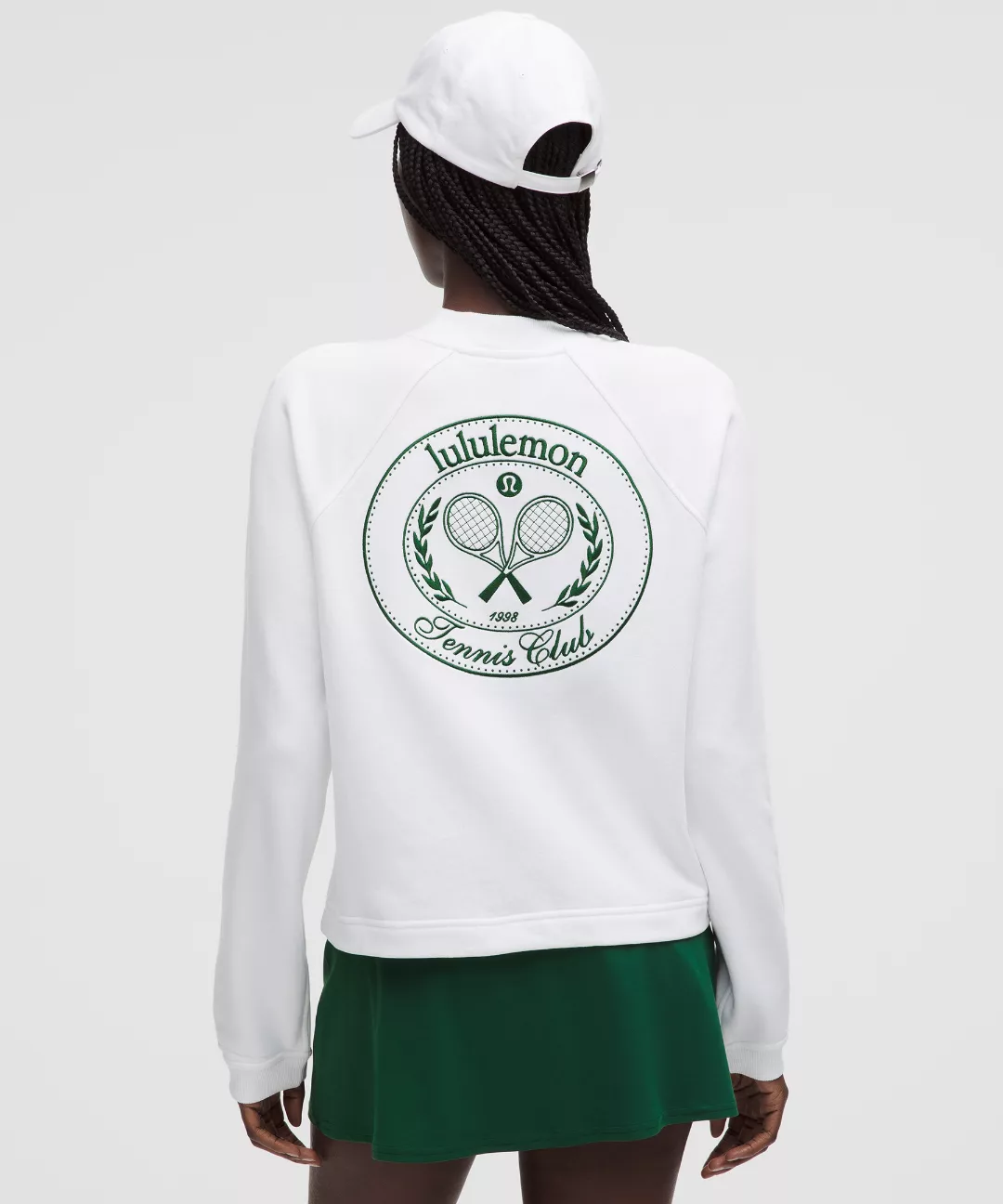 Cotton French Terry Crewneck Pullover *Tennis Club