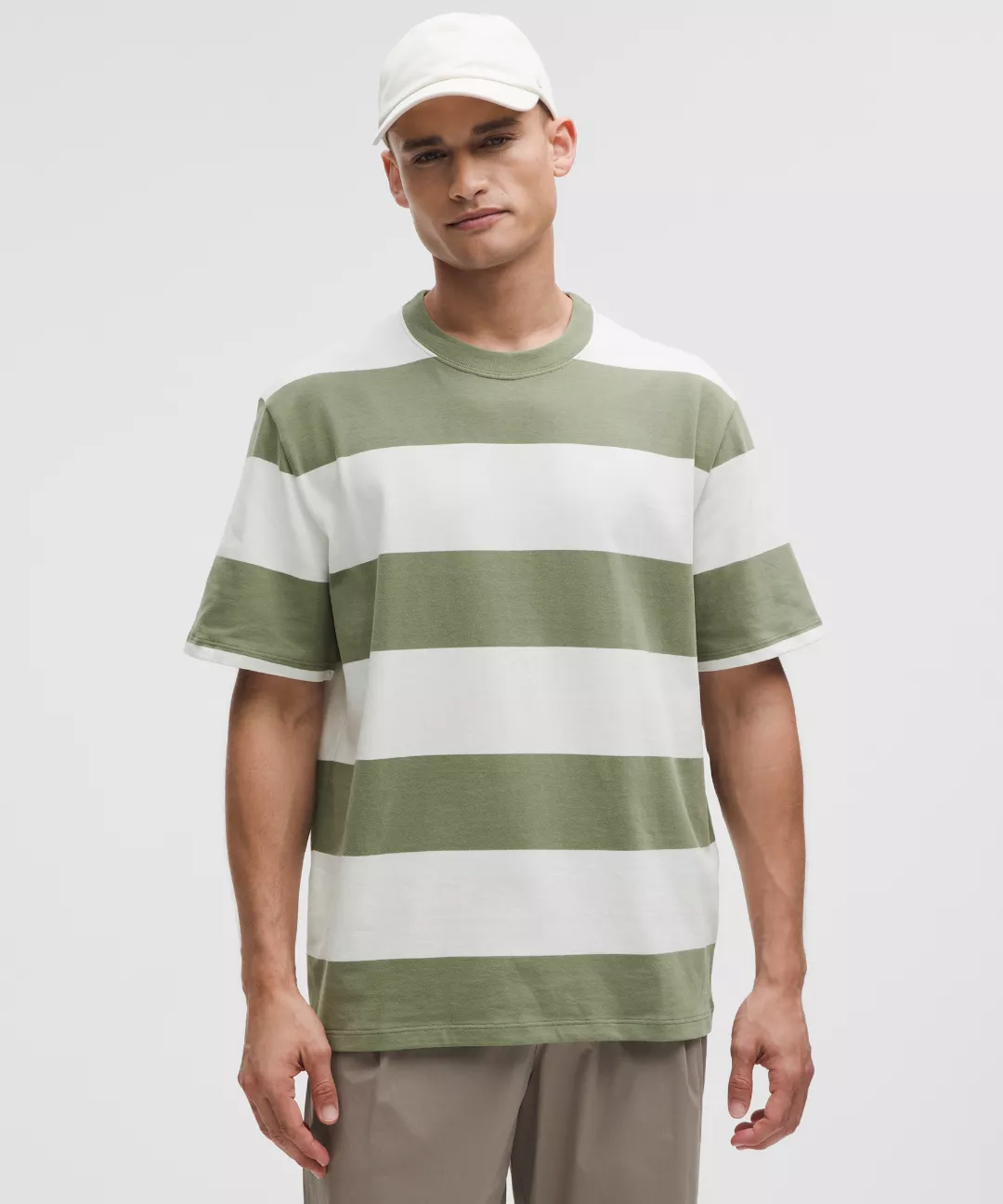 Heavyweight Cotton Jersey T-Shirt *Stripe