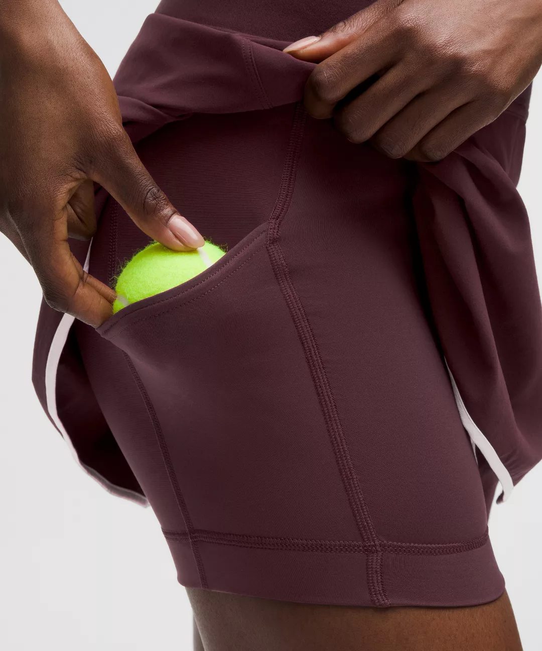 Lightweight Wrap-Front Tennis Skirt