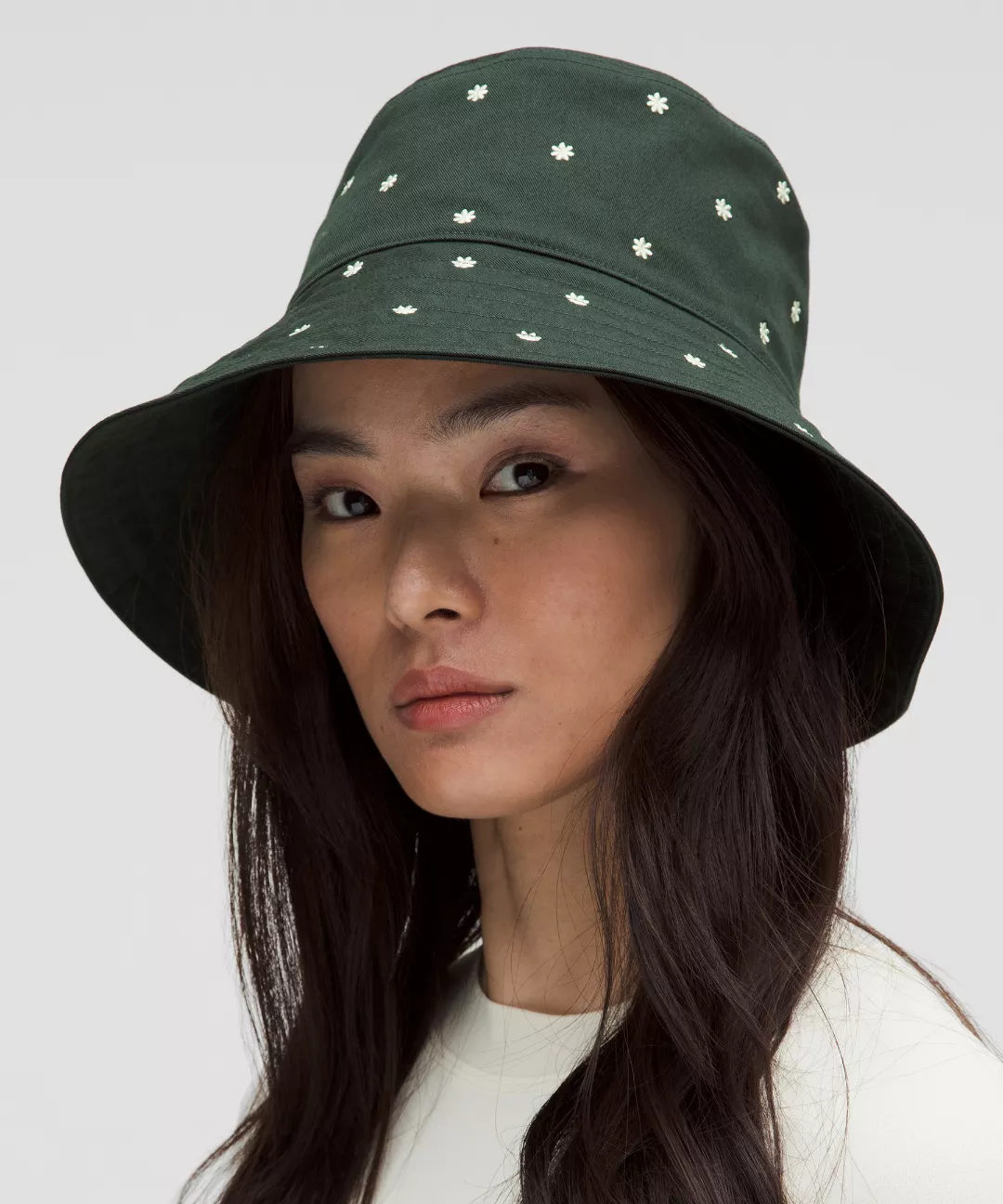 Women's Cotton Twill Wide-Brim Hat