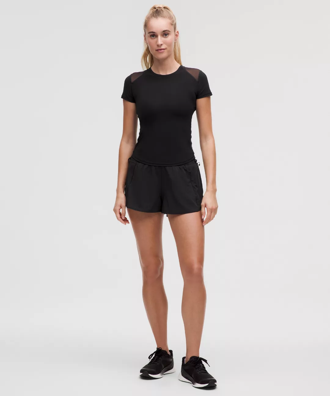 Sculpt Cinched Short-Sleeve Shirt
