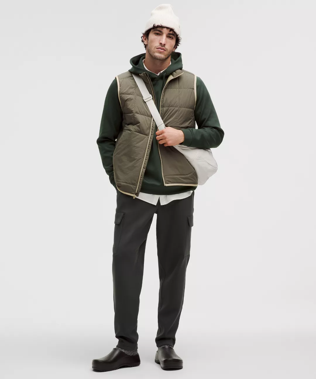 Smooth Spacer Classic-Fit Pullover Hoodie