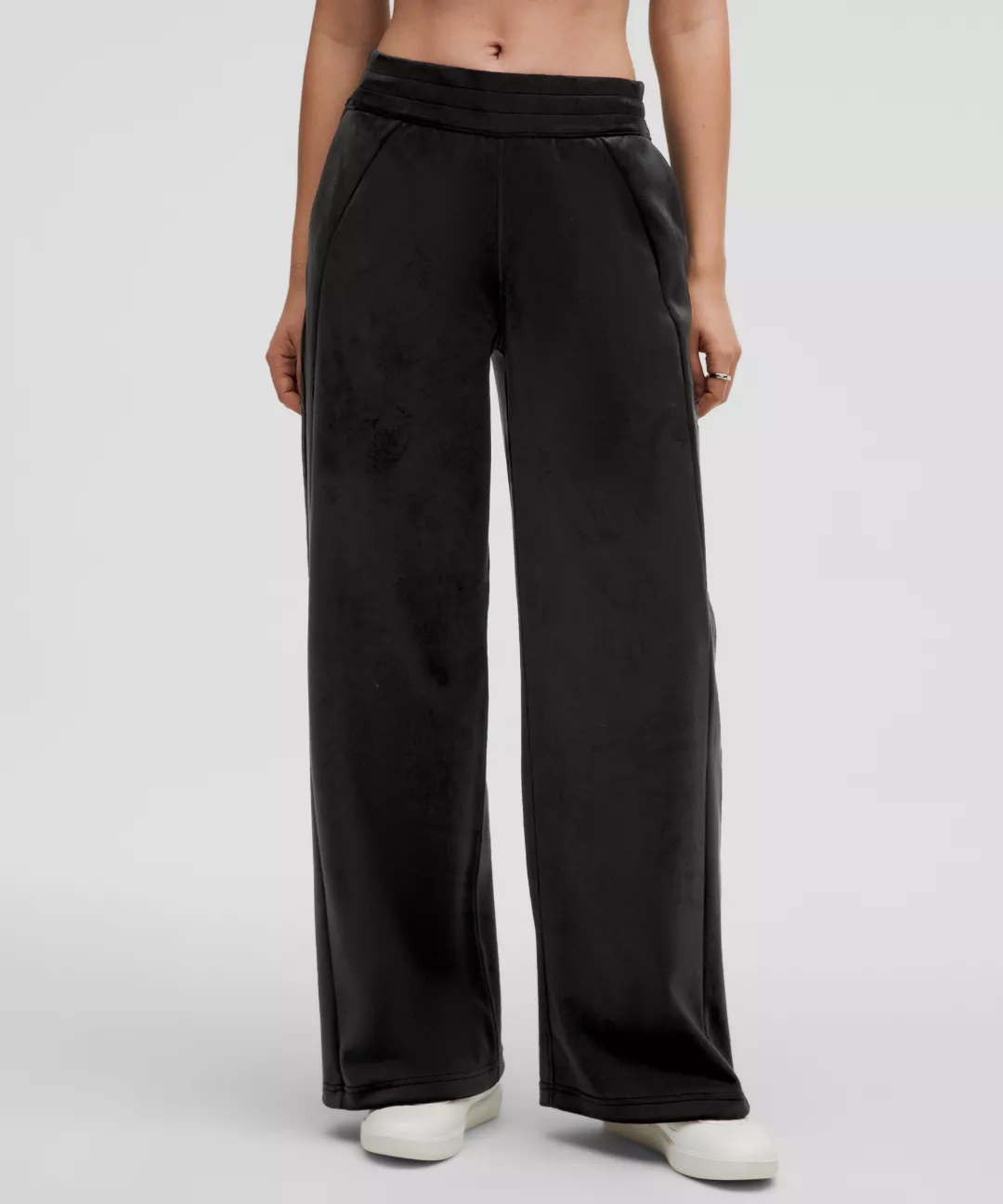 Scuba Mid-Rise Wide-Leg Pant *Velvet