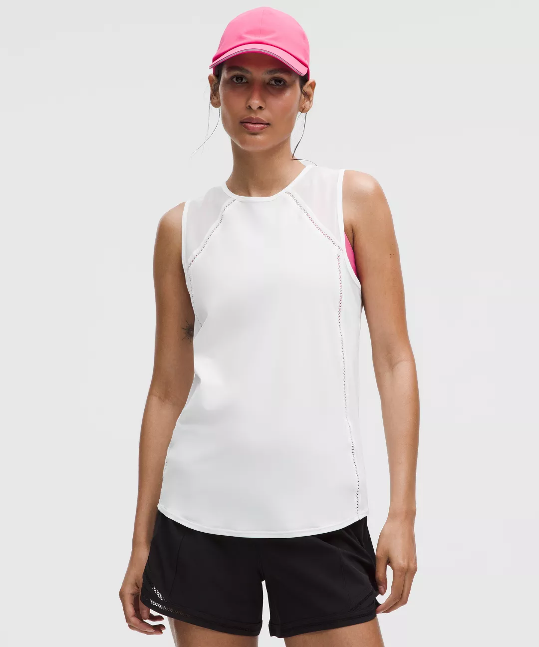 Sculpt Tank Top *Lace Trim