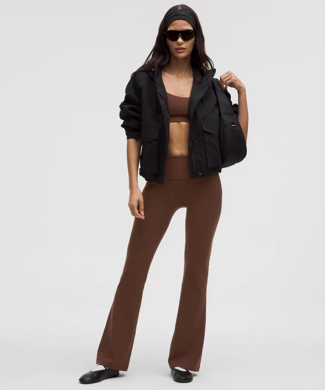 Groove Nulu Foldover-Waist Flared Pant