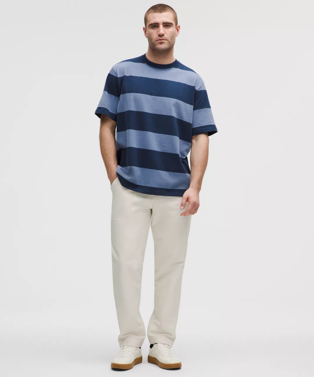 Heavyweight Cotton Jersey T-Shirt *Stripe