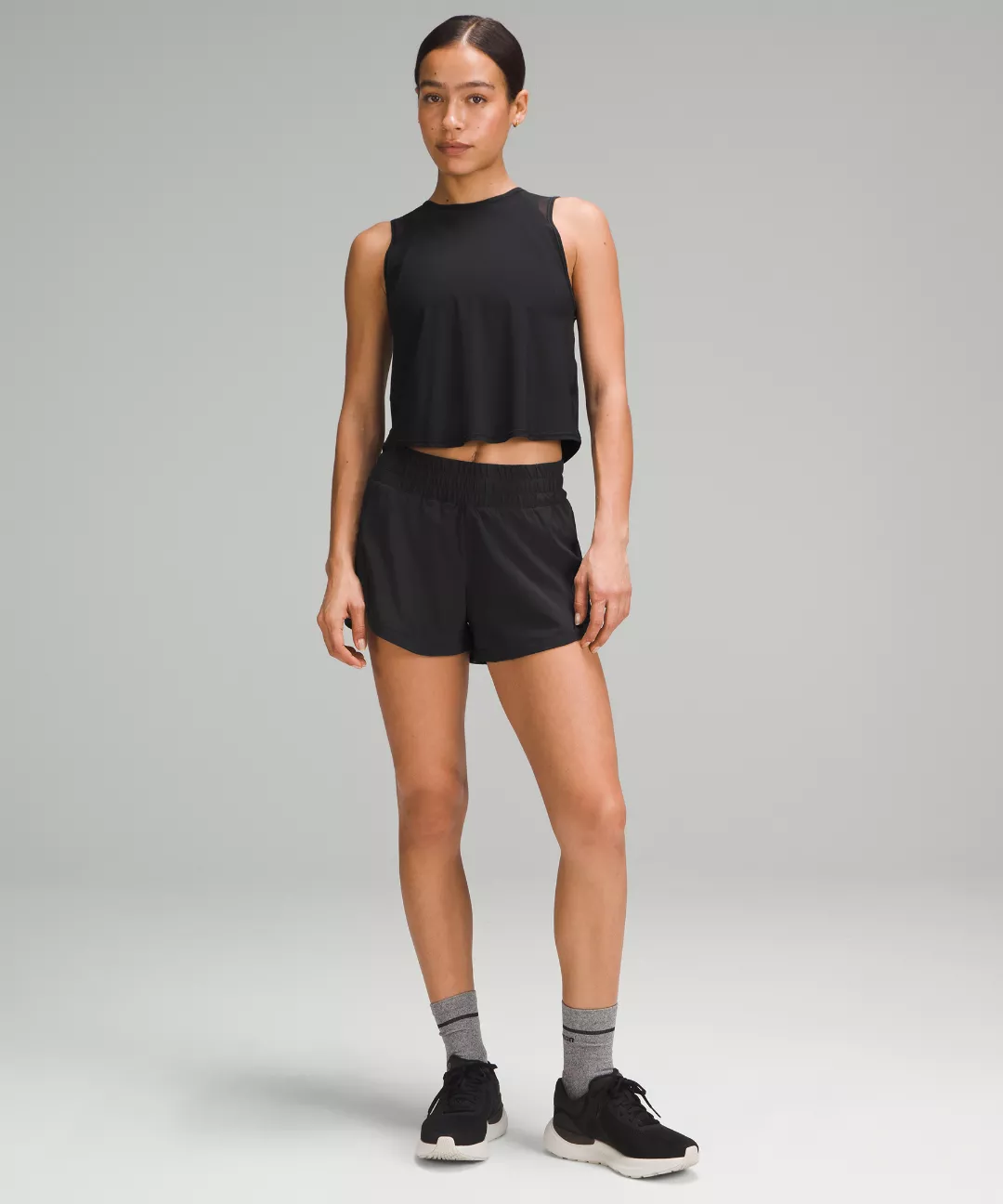 Sculpt Cropped Tank Top *Pleated
