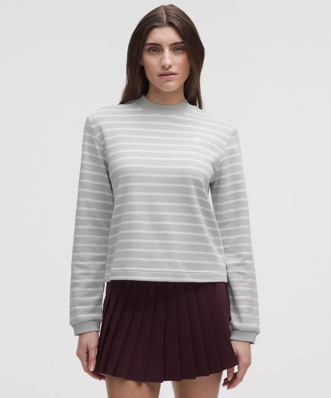 Cotton French Terry Crewneck Pullover