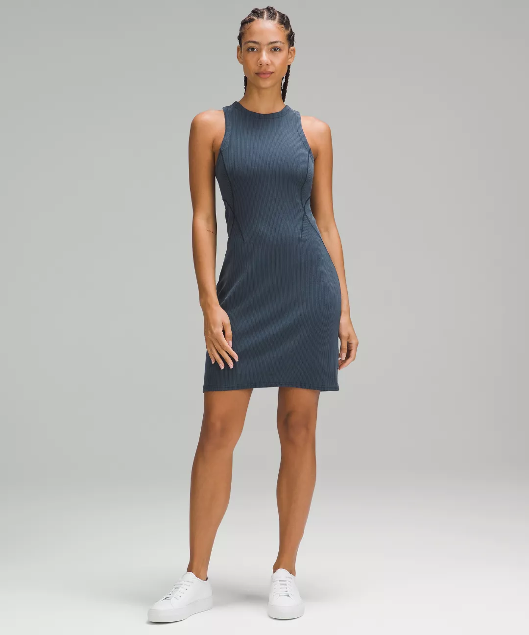 Ribbed Softstreme Slim-Fit Tank Dress