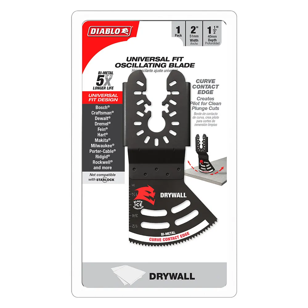 DIABLO 51mm Universal Fit Bi-Metal Multi-Tool Blade For Drywall 2608F02288