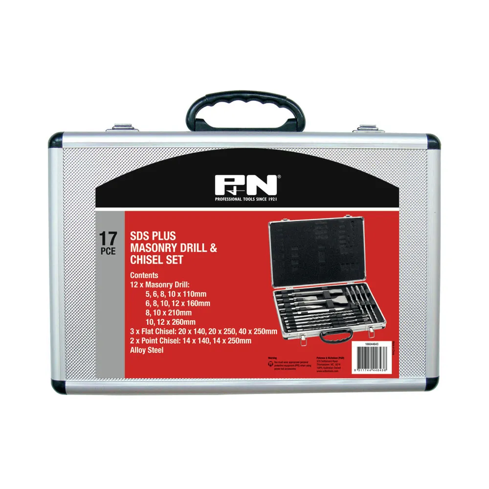 P&N 17pc 5-12mm SDS+ Drill Bit & Chisel Set 166044643