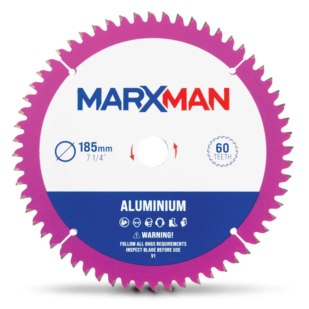 MARXMAN 185mm 60T TCT Alum Circular Saw Blade MMAB185