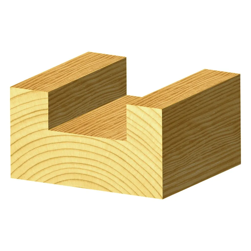 CARBITOOL Router Bit TCT Straight Double-Flute 5/16inch -Diameter 1/2inch -Shank T 1410