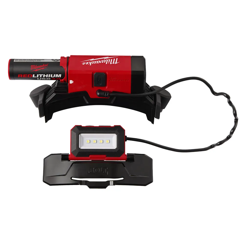 MILWAUKEE BOLT 3.0Ah REDLITHIUM USB Rechargeable Headlamp Kit L4BOLTHL301