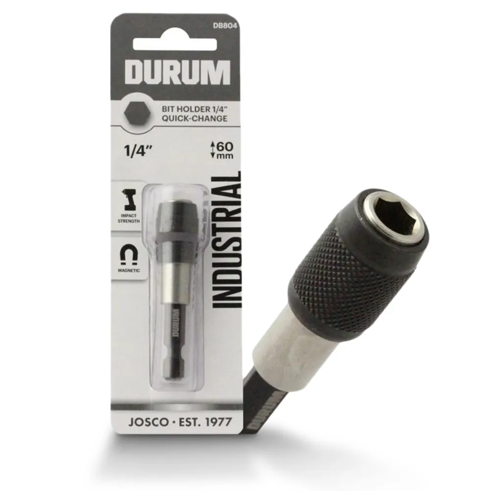DURUM 60mm 1/4-Hex Quick-Change Bit Holder