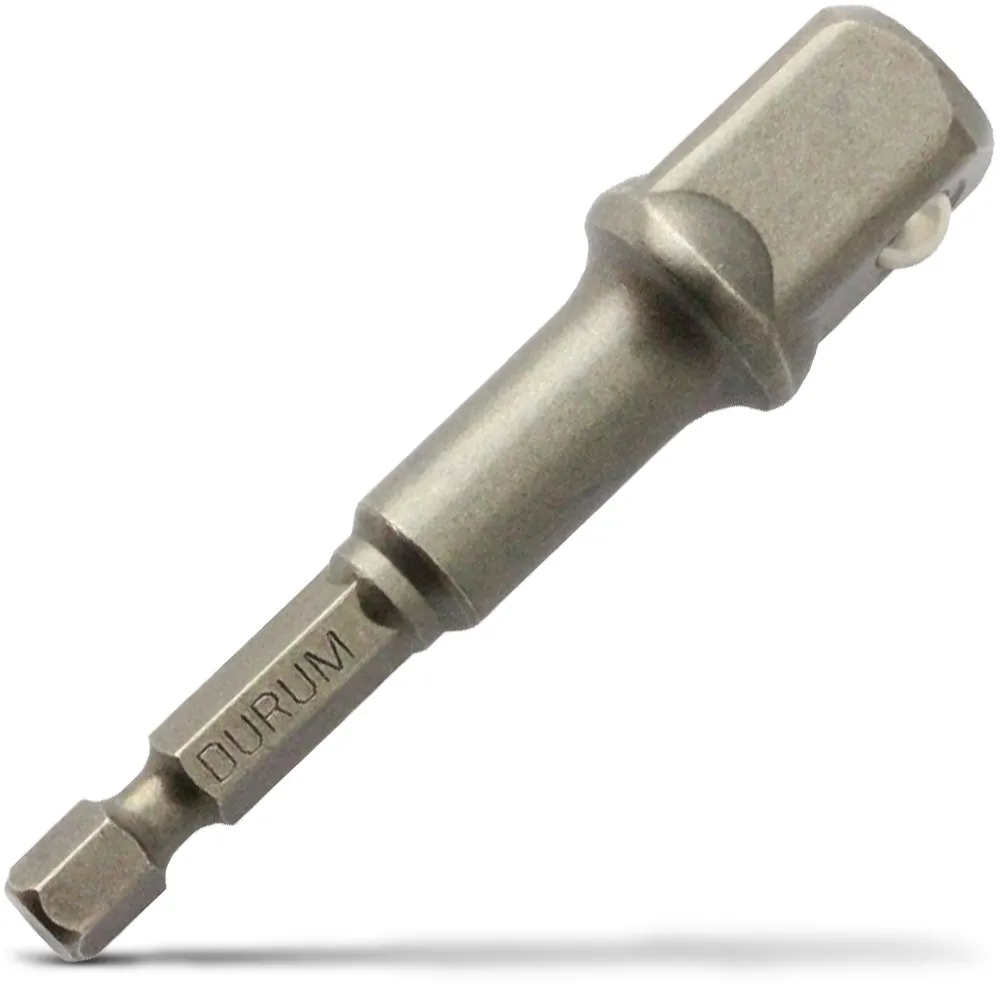 DURUM 1/4-Hex to 1/2-Drive Socket Adaptor Bit