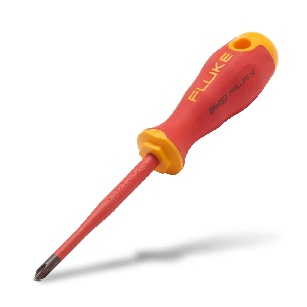 FLUKE 100mm 1000v Insulated Phillips Screwdriver #2 FLUIPHS2